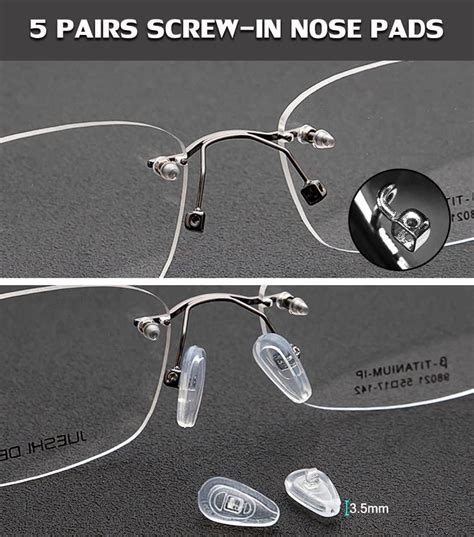 versace silicone nose pads for glasses